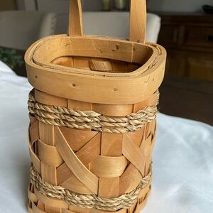 Woven Basket with Handle